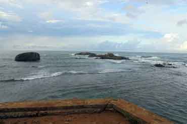 Der Ausblick am Fort in Galle