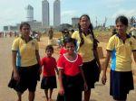 Galle Face; der Strand in Colombo 