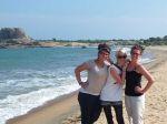 Lisa, Anne und ich am Strand des Yala Nationalpark