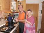 Mama und Papa kochen für mich