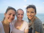Sara Sigrid und ich am Strand