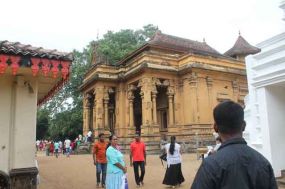 Der buddhistische Tempel in Kelaniya