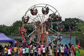 Karusell auf dem  Worlds Children's Day in Sri Lanka