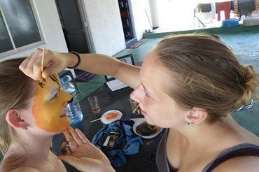 Freiwillige Nadine Müller