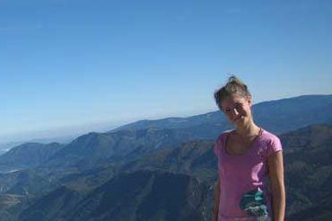 Freiwillige Simone Lauber